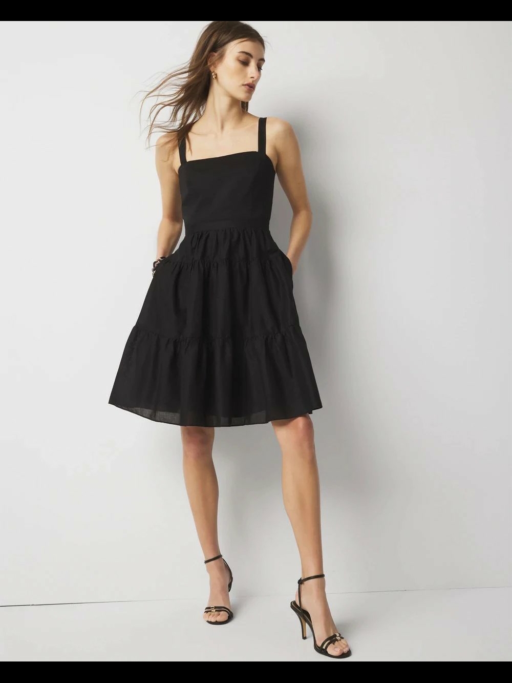 White House Black Market Petite Fit & Flare Mini Sundress